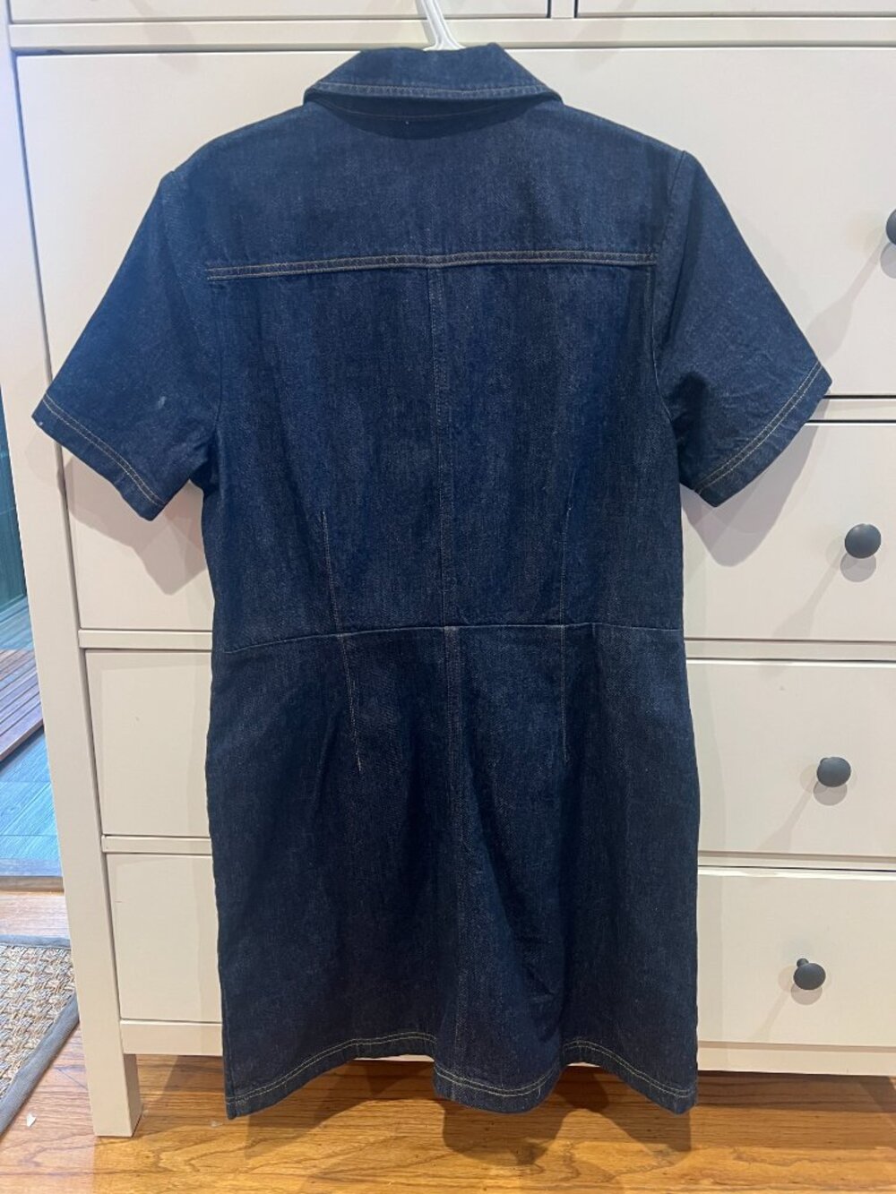 NWT J Crew Parc dress in denim - Picture 2 of 2